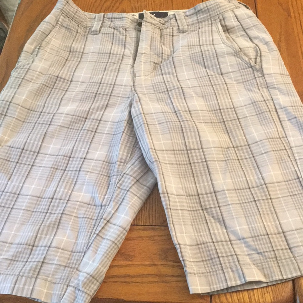 American Eagle Plaid Shorts- Slim Fit